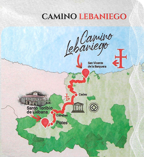 Las etapas del Camino Lebaniego